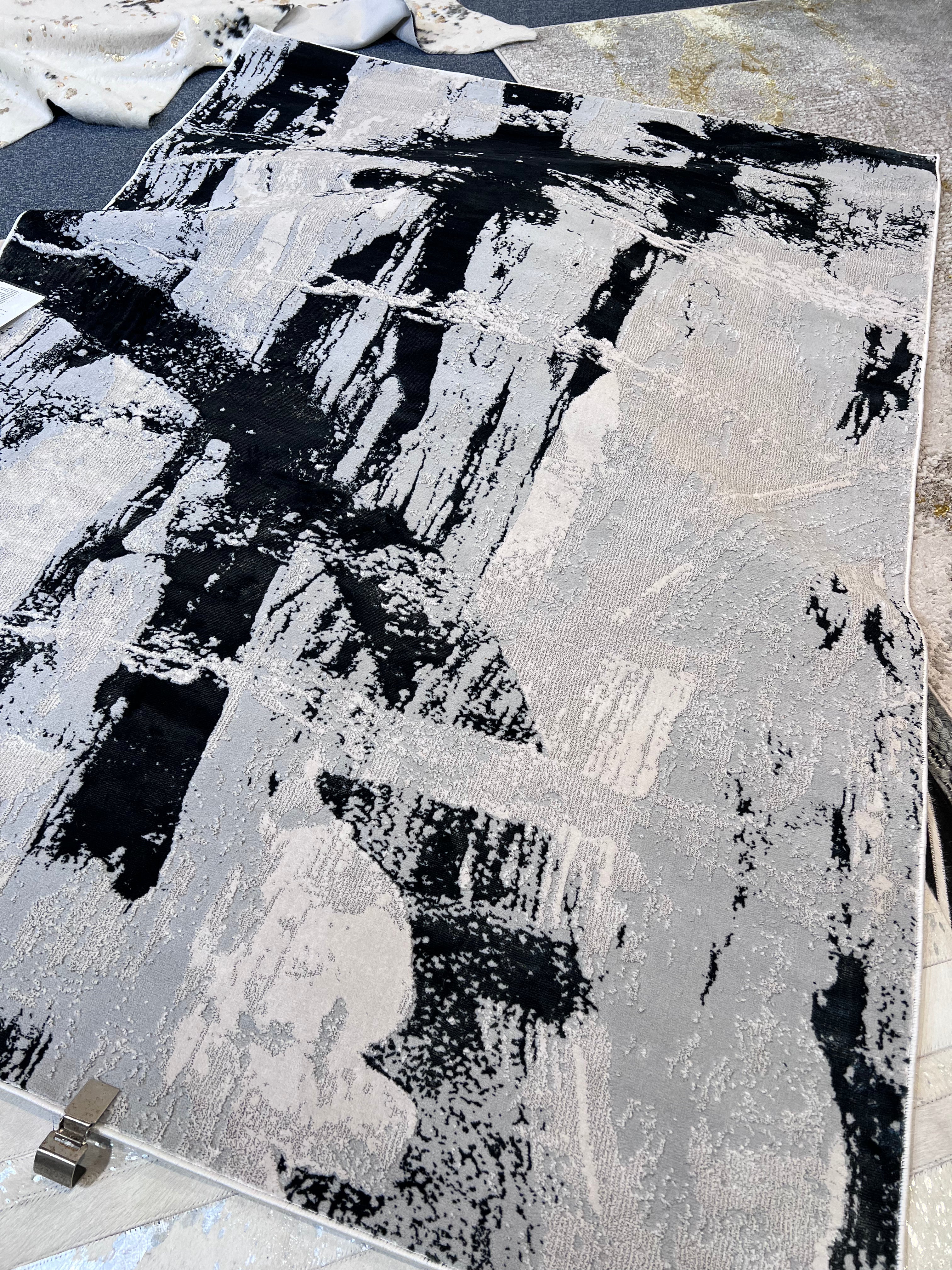Color-Shifting Foldable Flat Weave Area Rug - Shifting Hues - Durable and Stylish Home Decor Rug - Power Loomed with Viscose Blend - Indoor/Outdoor - Soft and Comfortable - Made in Turkey - Unique Color Variation