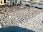 Fade Mocha White  Patchwork Cowhide Area Rug PCH207