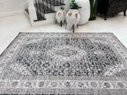 Color-Shift Foldable Flat Weave Area Rug - Shifting Hues Design - Versatile Indoor/Outdoor Rug - Power Loomed with Polypropylene/Polyester Blend - Turkish Craftsmanship - Soft and Durable - Unique Visual Appeal