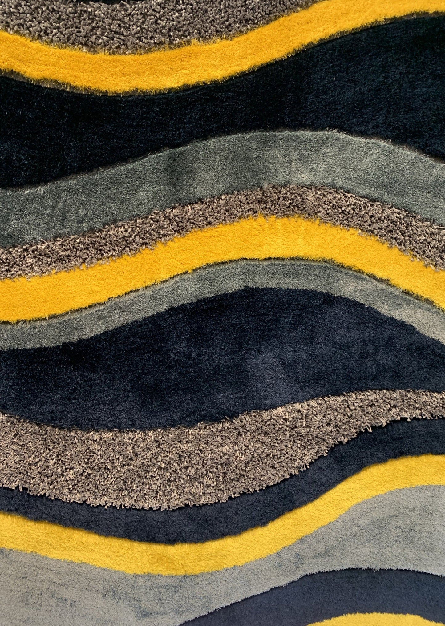 Shag Yellow, Latigo Bay, Navy Area Rug/Carpet