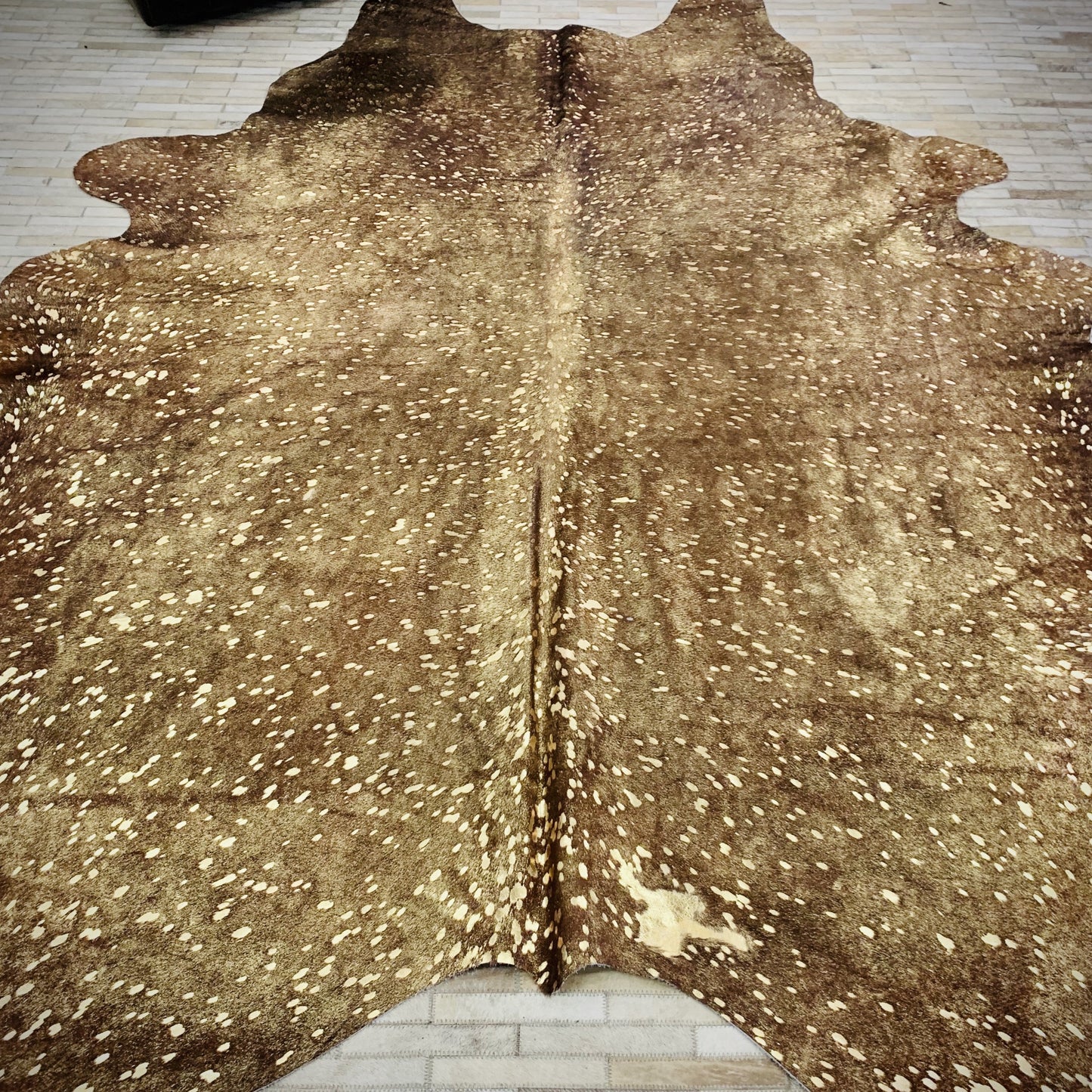 Real Leather Metallic Cowhide