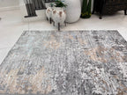 Dynamic Color-Shifting Foldable Flat Weave Area Rug for Stylish Interiors