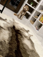 Animal Print Faux Area Rug/Bed Cover Collection