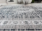 Color-Shift Foldable Flat Weave Area Rug - Shifting Hues Design - Versatile Indoor/Outdoor Rug - Power Loomed with Polypropylene/Polyester Blend - Turkish Craftsmanship - Soft and Durable - Unique Visual Appeal