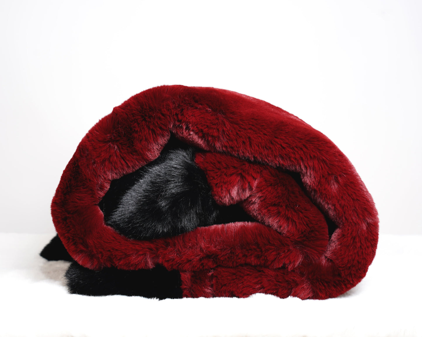 Luxurious Chinchilla Rabbit Faux Fur Throw Blanket